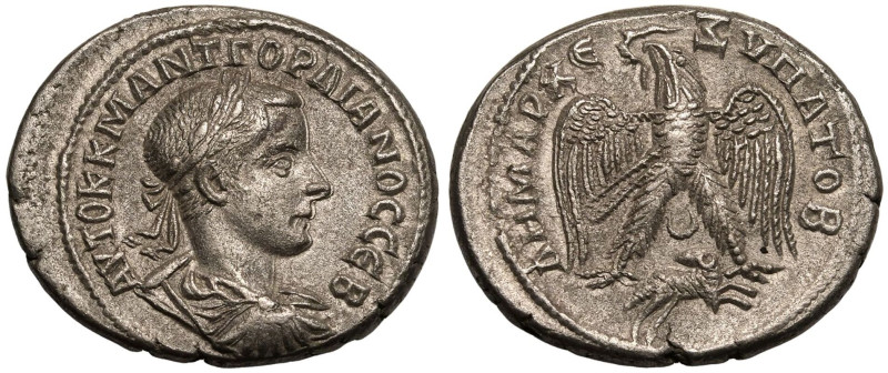 ROMAN PROVINCIAL. SELEUCIS AND PIERIA, ANTIOCH. Gordian III. 
Billon Tetradrach...