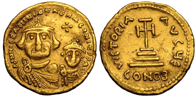 BYZANTINE EMPIRE. Heraclius. 
Gold Solidus, AD 610-641. Constantinople. 
Obv: ...