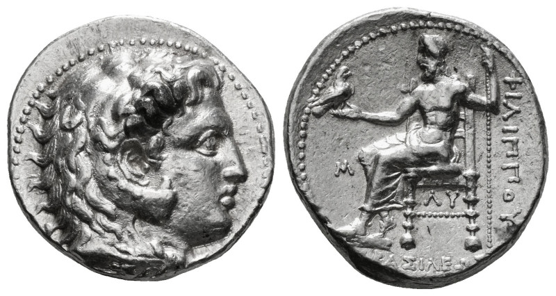 KINGS OF MACEDON. Philip III Arrhidaios (323-317 BC). Tetradrachm.
Obv: Head of...