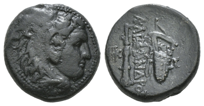 KINGS OF MACEDON. Alexander III 'the Great' (336-323 BC). Ae Unit. Uncertain min...