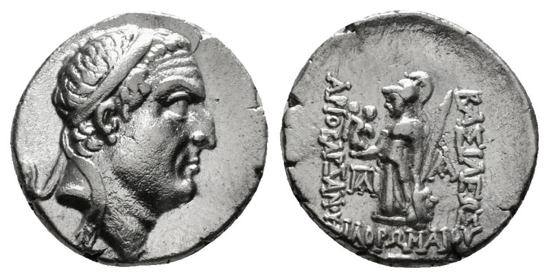 KINGS OF CAPPADOCIA. Drachm. Mint A (Eusebeia under Mt. Argaios). Uncertain RY d...