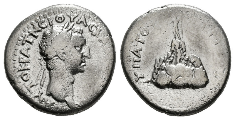 Cappadocia, Caesaraea-Eusebia. Nerva, 96-98 AD. AR Didrachm. RY 4 = 98 AD. ΑΥΤΟΚ...