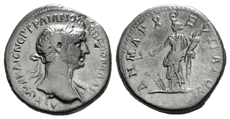 CAPPADOCIA. Caesarea. Trajan (98-117). Didrachm.
Obv: ΑΥΤΟΚΡ ΚΑΙС ΝΕΡ ΤΡΑΙΑΝΟС ...