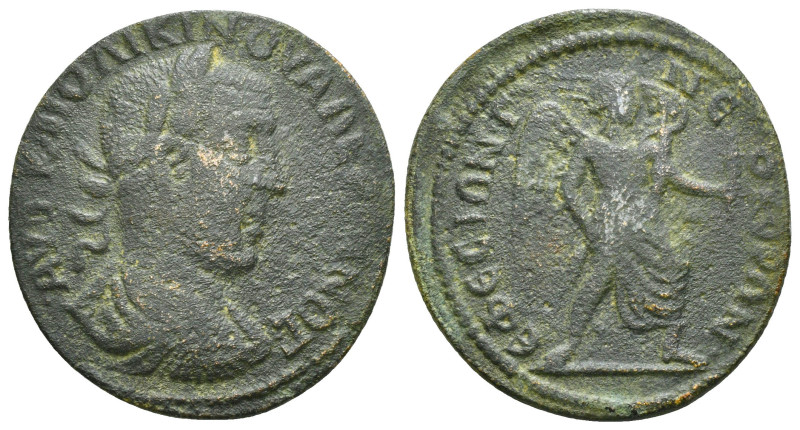 IONIA. Ephesus. Valerian I (253-260). Ae.
Obv: AVT K ΠO ΛIKIN OVAΛEPIANOC.
Lau...