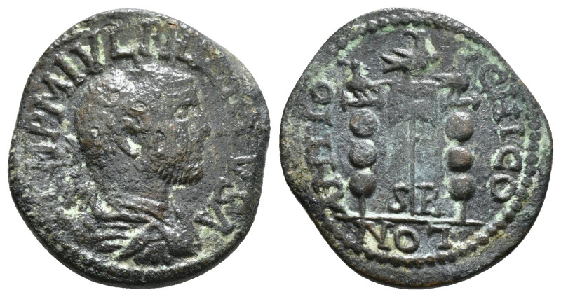 PISIDIA. Antioch. Philip I the Arab (244-249). Ae.
Obv: IMP M IVL PHILIPPVS AVG...