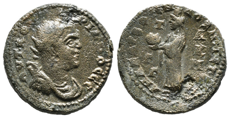 CILICIA. Anazarbus. Valerian I (253-260). Ae Hexassarion. Dated CY 272 (253/4). ...