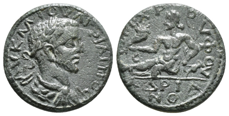 PHRYGIA. Hadrianopolis. Philip I the Arab (244-249). Ae. Rufus, archon.
Obv: ΑΥ...