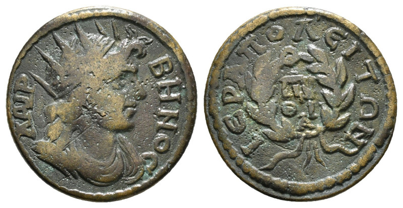 PHRYGIA. Hierapolis. Pseudo-autonomous. Time of Elagabalus (218-222). Ae.
Obv: ...