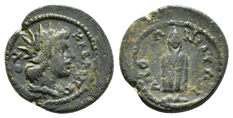 CARIA,Apollonia Salbace. pseudo autonomous times of Marcus Aurelius and Lucius V...