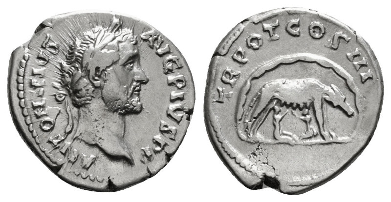 ANTONINUS PIUS (138-161). Denarius. Rome.
Obv: ANTONINVS AVG PIVS P P.
Laureat...