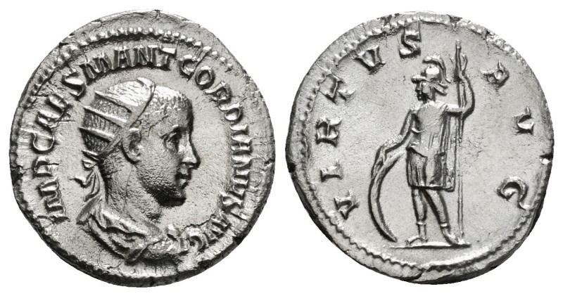 GORDIAN III (238-244). Antoninianus. Rome.
Obv: IMP CAES M ANT GORDIANVS AVG.
...