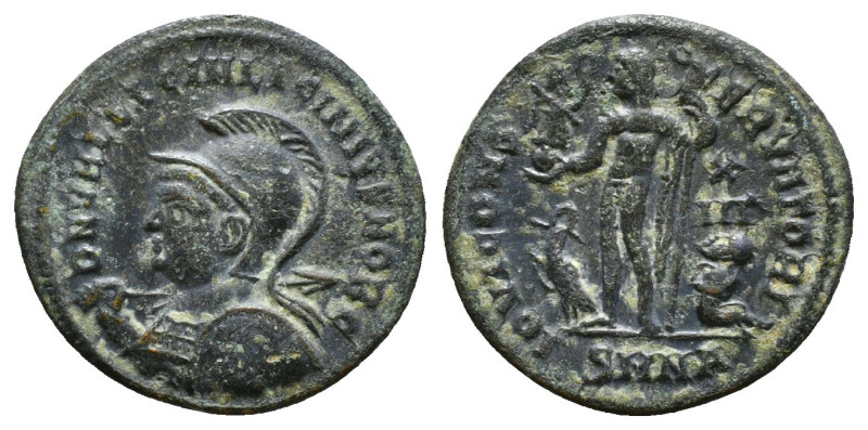 LICINIUS II (Caesar, 317-324). Follis. Antioch.
Obv: D N VAL LICIN LICINIVS NOB...