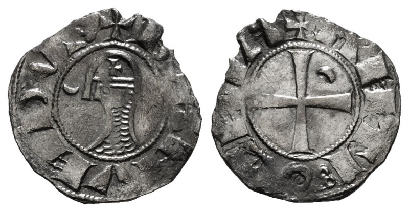 Medieval Coin AR Silver. Weight : 0,83gr