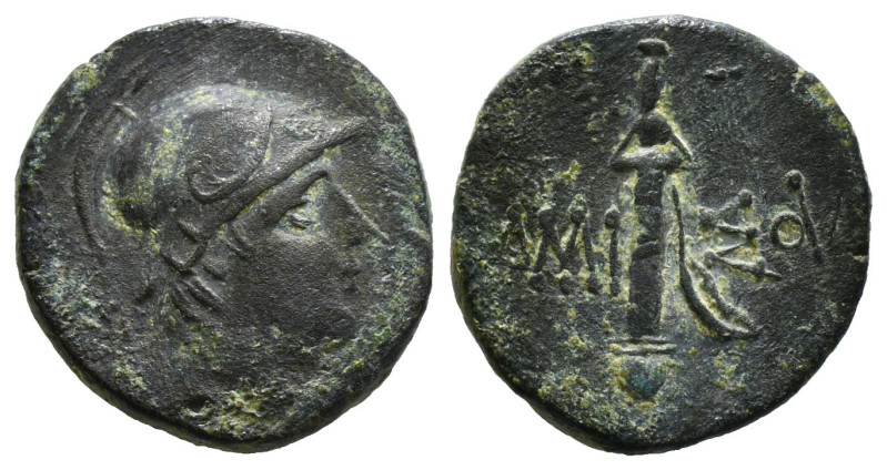 PONTOS. Amisos. Ae (Circa 111-105 or 95-90 BC). Struck under Mithradates VI Eupa...