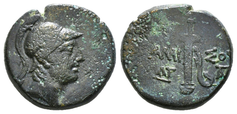 PONTOS. Amisos. Ae (Circa 111-105 or 95-90 BC). Struck under Mithradates VI Eupa...