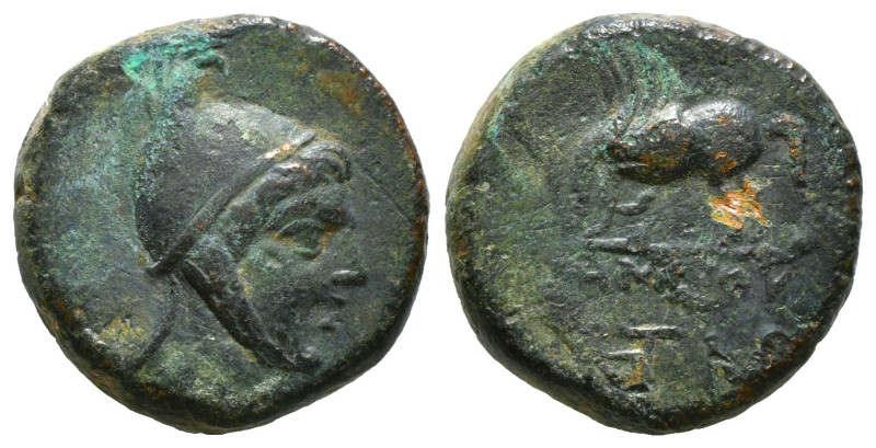 PONTOS. Amisos. Ae (Circa 85-65 BC). Time of Mithradates VI Eupator.
Obv: Head ...