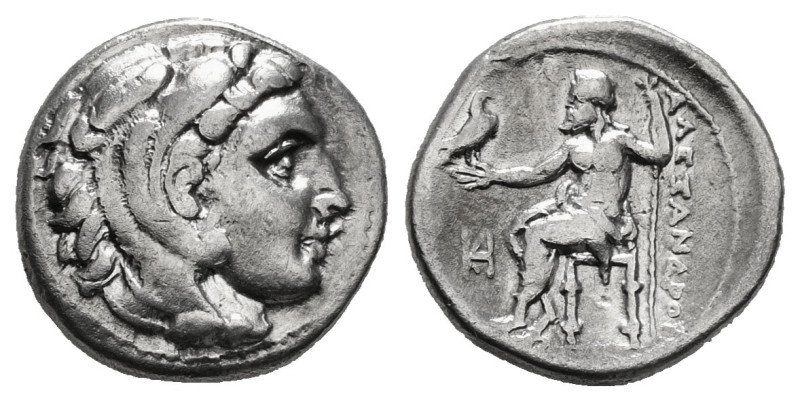 KINGS OF MACEDON. Alexander III 'the Great' (336-323 BC).Drachm.
Obv: Head of H...