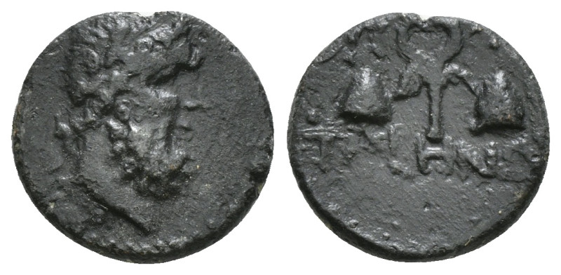 CARIA, Tabai. 2nd-1st centuries BC. Æ. Fim–, magistrate. Laureate head of Zeus r...