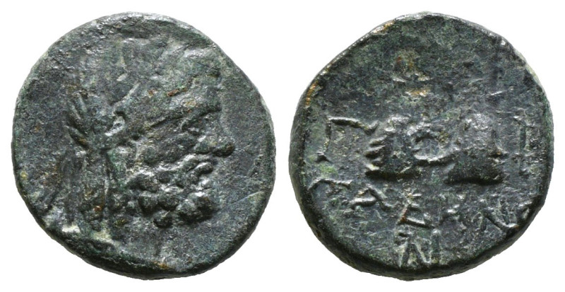 CARIA, Tabai. 2nd-1st centuries BC. Æ. Fim–, magistrate. Laureate head of Zeus r...