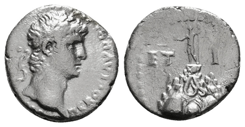 Cappadocia, Caesarea AR Drachm. Nero (54-68)
Obv: NERO CLAVD DIVI CLAVD F CAESA...