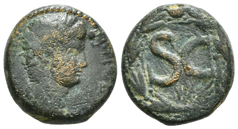 SELEUCIS & PIERIA. Antioch. Nero (54-68). Ae
Obv: IM NER CLAV CAESAR.
Laureate...