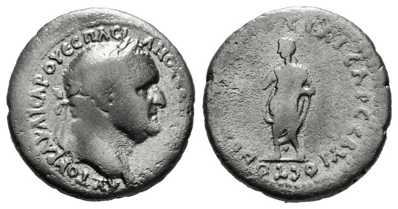 CAPPADOCIA, Caesarea-Eusebia. Vespasian, with Domitian as Caesar. AD 69-79. AR D...