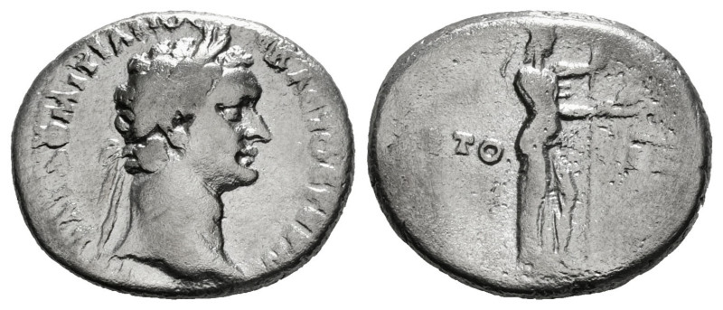 CAPPADOCIA. Caesarea. Domitian (81-96). Didrachm.
Obv: AYT KAI ΔOMITIANOC CEBAC...