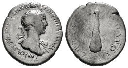 CAPPADOCIA. Caesarea. Trajan (98-117). Didrachm.
Obv: ΑΥΤ ΚΑΙ ΝΕΡΟΥΑϹ ΤΡΑΙΑΝΟϹ ϹΕΒΑϹ ΓΕΡΜ.
Laureate head right.
Rev: ΥΠΑΤ ΔΕΥΤ.
Club . 6,16gr...