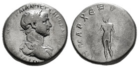 CAPPADOCIA. Caesarea. Trajan (98-117). Didrachm.
Obv: ΑΥΤΟΚΡ ΚΑΙС ΝЄΡ ΤΡΑΙΑΝW APICTW СЄΒ ΓЄΡΜ ΔΑΚ.
Laureate, draped and cuirassed bust right.
Rev: ...