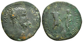 PONTUS. Amaseia. Lucius Verus (161-169). Ae. Dated CY 165 (162/3).
Obv: ΑΥΤ ΚΑΙϹ Λ ΑΥΡ ΟΥΗΡΟϹ ϹЄΒ.
Laureate and cuirassed bust right.
Rev: ΑΔΡ ΑΜΑϹ...