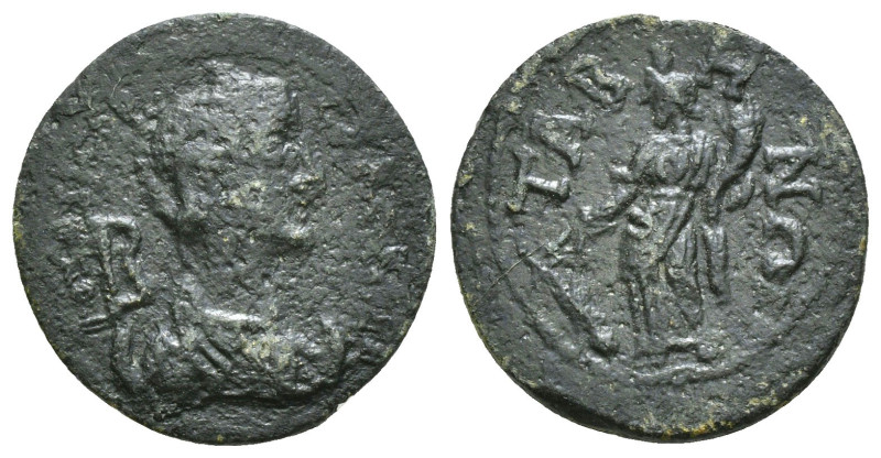 CARIA, Tabae. Salonina. Augusta, AD 254-268. Æ Diassarion Obv : Diademed and dra...