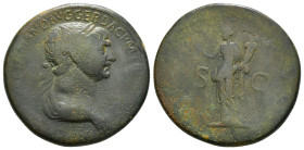 TRAJAN (98-117). Sestertius. Rome. 28,06gr