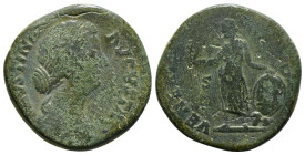 FAUSTINA II (Augusta, 147-176 ). Sestertius. Rome. 22,73Gr