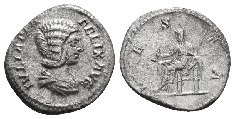 JULIA DOMNA (Augusta, 193-217). Denarius. Rome. 3,02gr