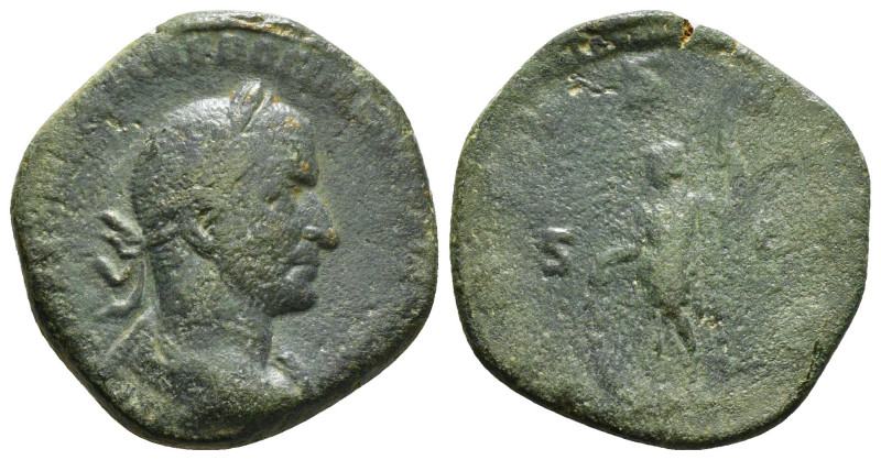 TREBONIANUS GALLUS (252-253). Sestertius. Rome. 17,73Gr