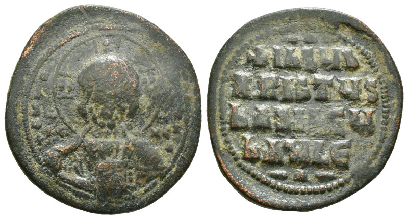 ANONYMOUS FOLLES. Class A3. Attributed to Basil II & Constantine VIII (1020-1028...