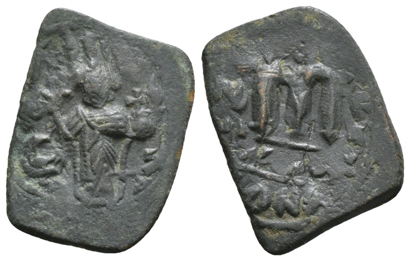 Byzantine Coin AE Follis. Weight :4,15gr