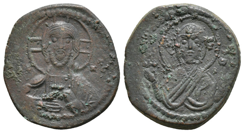 ANONYMOUS FOLLES. Class A3. Attributed to Basil II & Constantine VIII (1020-1028...