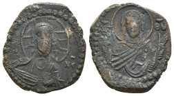 ANONYMOUS FOLLES. Class A3. Attributed to Basil II & Constantine VIII (1020-1028). Constantinople. 8,07gr