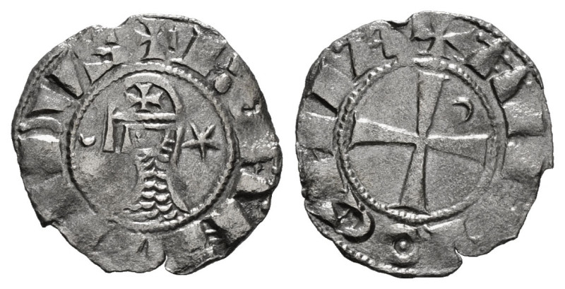 Medieval Coin AR Silver. Weight : 0,82gr