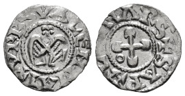 Medieval Coin AR Silver. Weight : 0,91gr