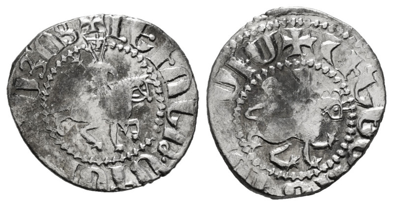 Medieval Coin AR Silver. Weight : 2,34gr