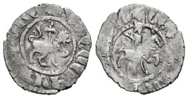 Medieval Coin AR Silver. Weight : 2,25gr
