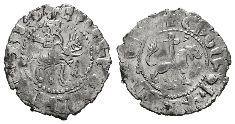 Medieval Coin AR Silver. Weight : 2,28gr