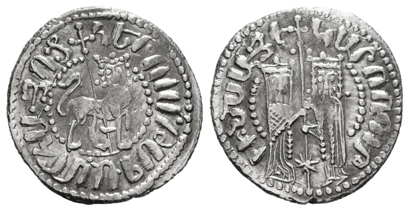 Medieval Coin AR Silver. Weight : 2,86gr