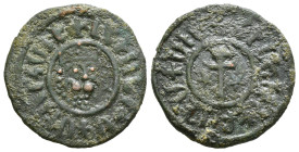Medieval Coin AE Bronze. Weight : 7,85gr