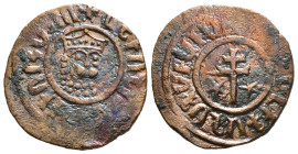 Medieval Coin AE Bronze. Weight : 7,73gr