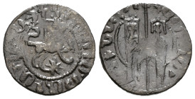 Medieval Coin AE Bronze. Weight : 2,66gr
