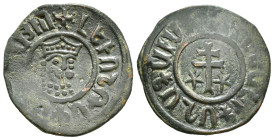 Medieval Coin AE Bronze. Weight : 7,69gr