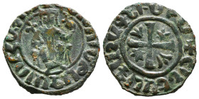 Medieval Coin AE Bronze. Weight : 7,39gr